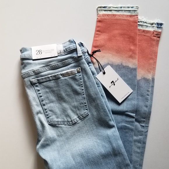 7 for All Mankind Coral Skinny Jeans - Picture 3 of 8